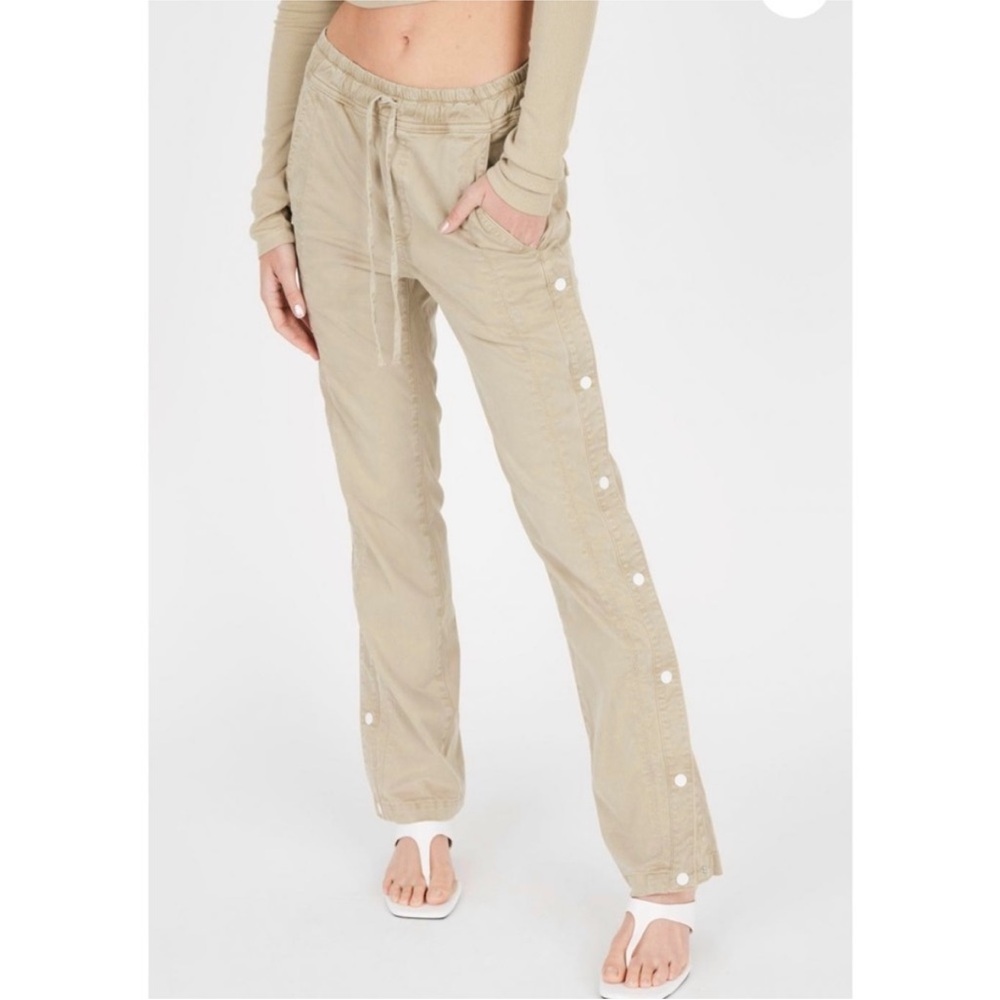 Cotton Citizen The London Snap Pants, Tan, Xs View 3